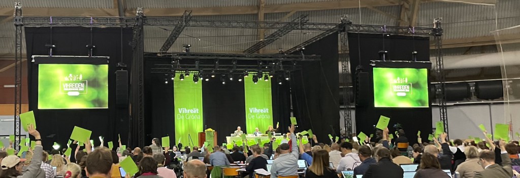 Viinit kauppoihin, eutanasia lakiin – Vihreiden puoluekokous 2022